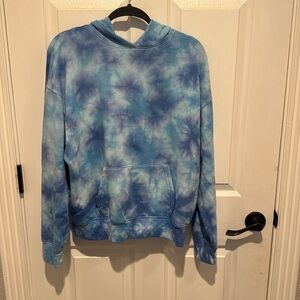 Pink tie dye hoodie xs